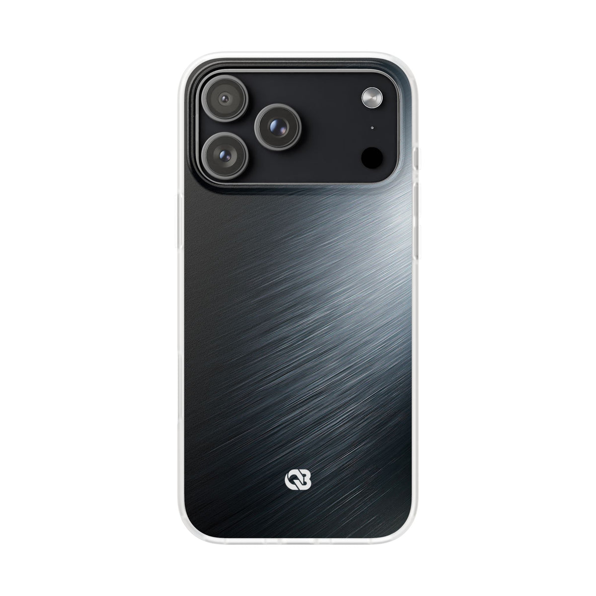 Brushed Obsidian Steel · Lite Phone Case for iPhone ·  Grey