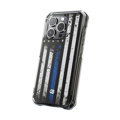 Gritty Cobalt Flag · Impact Phone Case for iPhone · Magsafe