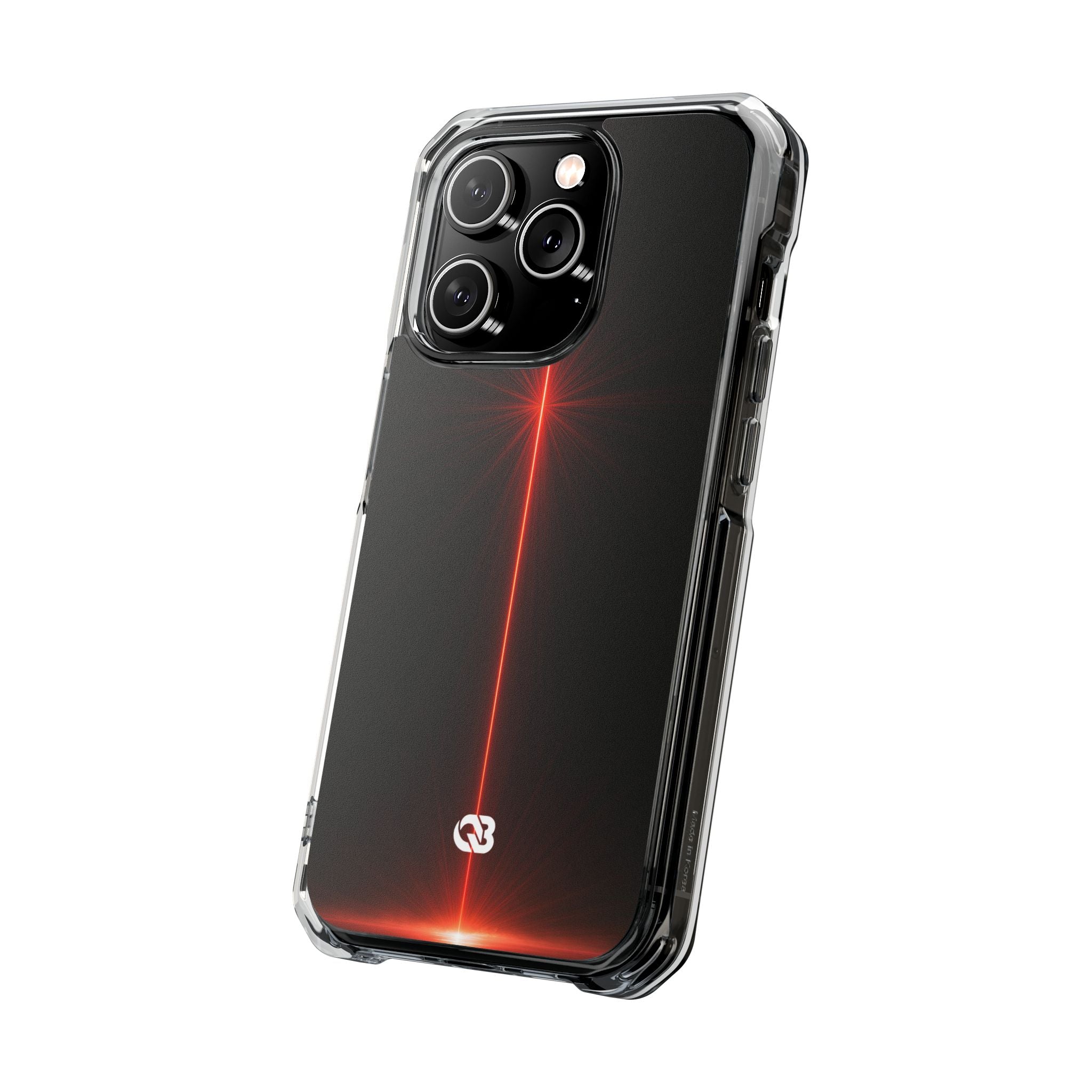 Red Impact MagSafe Phone Case for iPhone - Crimson Flare Vector
