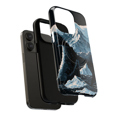 Nordic Arctic Bear · Tough 2.0 Magnetic Phone Case for iPhone · Black