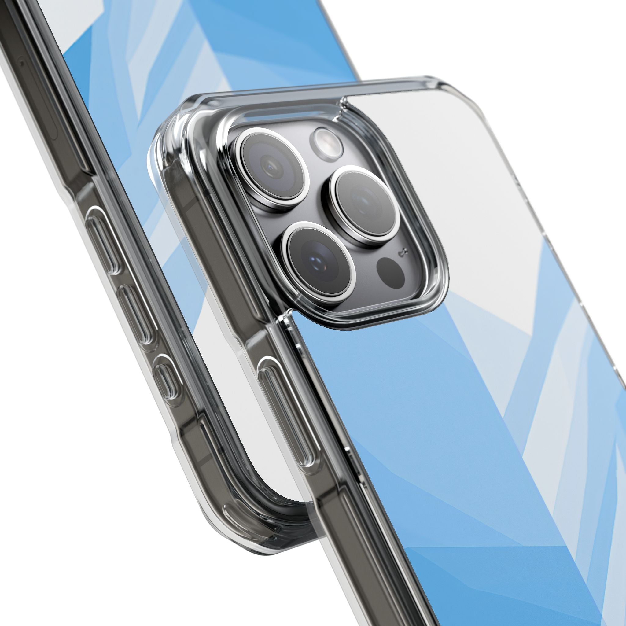 Blue Impact MagSafe Phone Case for iPhone - Arctic Glacial Ridge