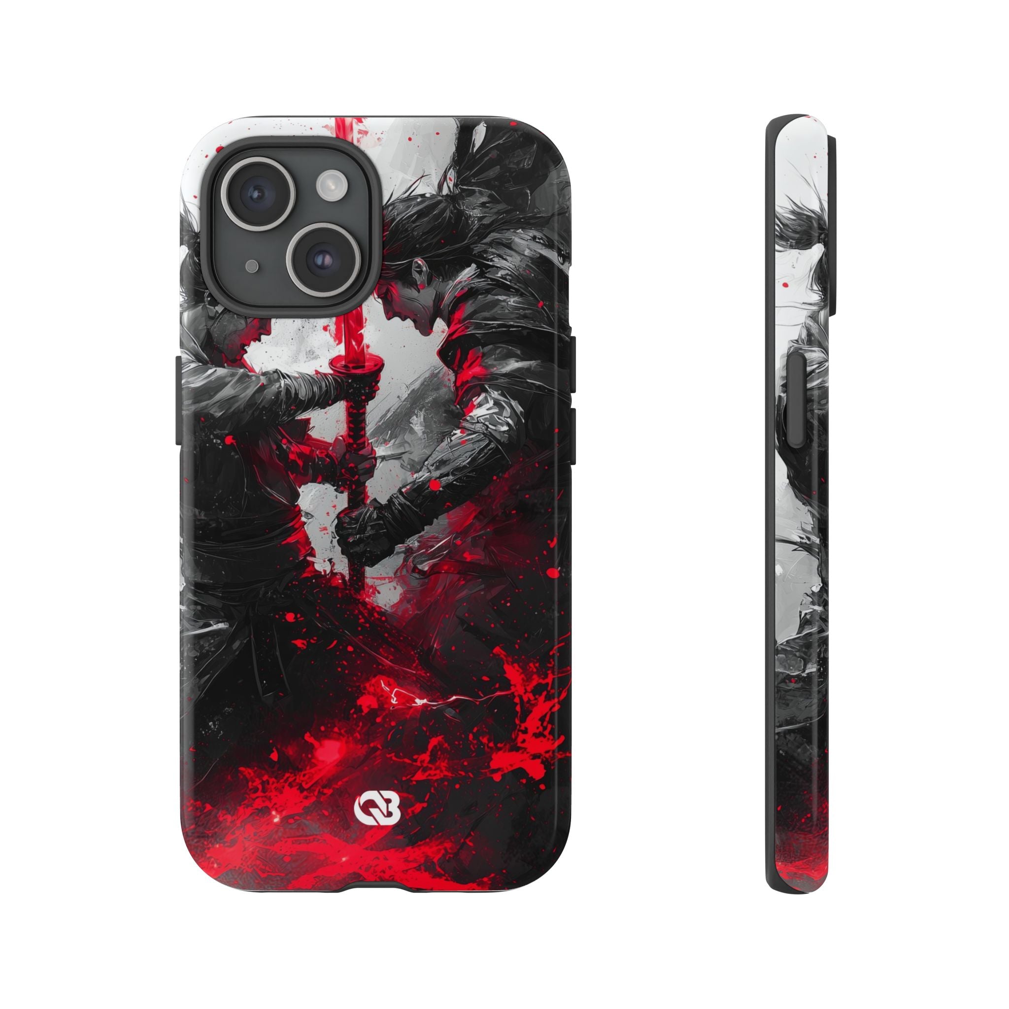 Shattered Crimson Duel · Tough Phone Case for iPhone