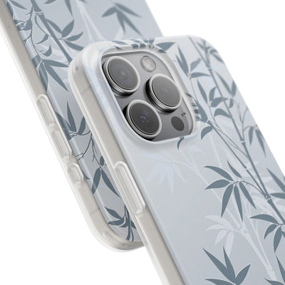 Blue Lite Phone Case for iPhone - Slate Bamboo Shadow