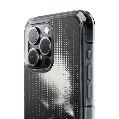 Raster Phantom · Clear Impact Magnetic Phone Case for iPhone ·  Black