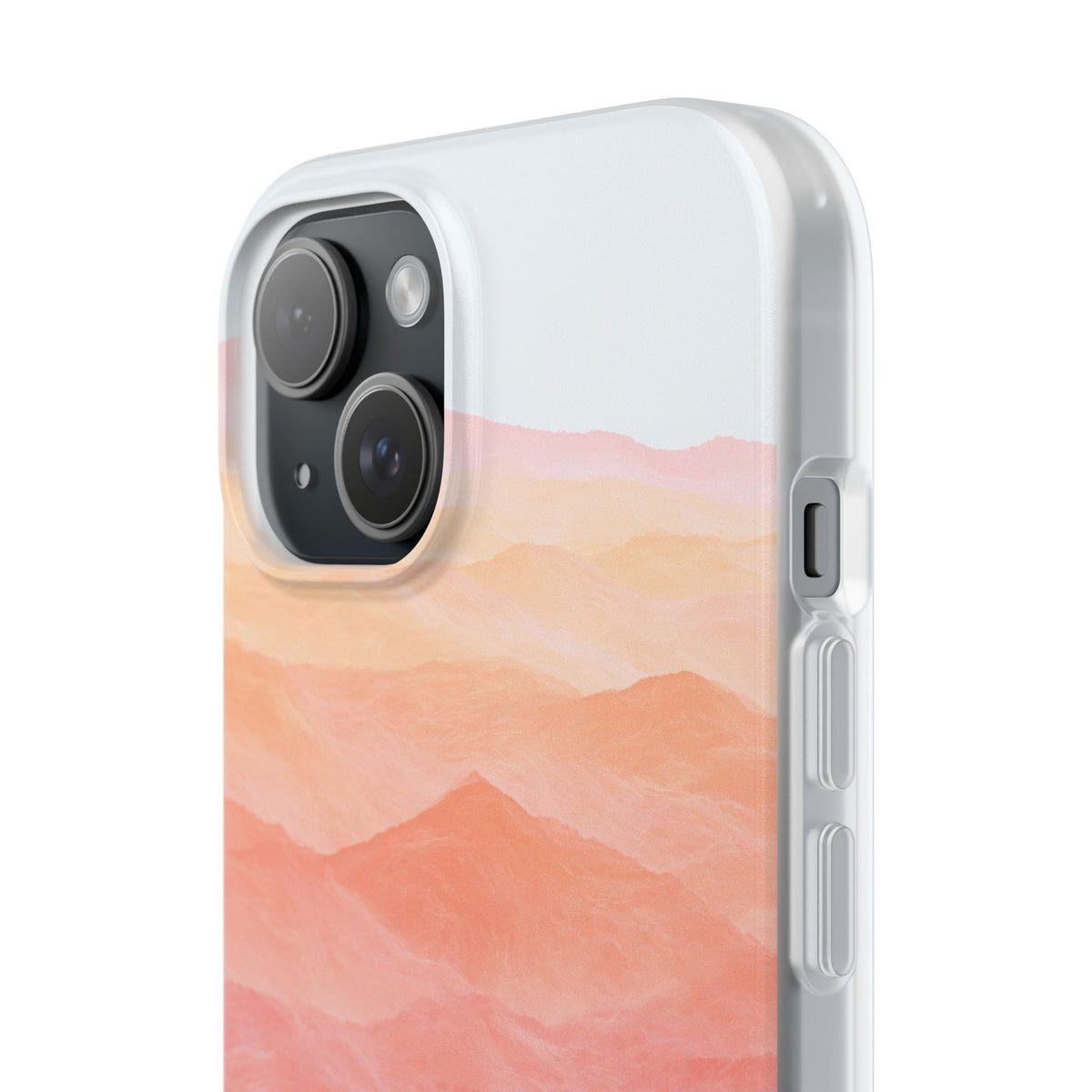 Alpenglow Ridge Vista · Lite Phone Case for iPhone ·  Orange