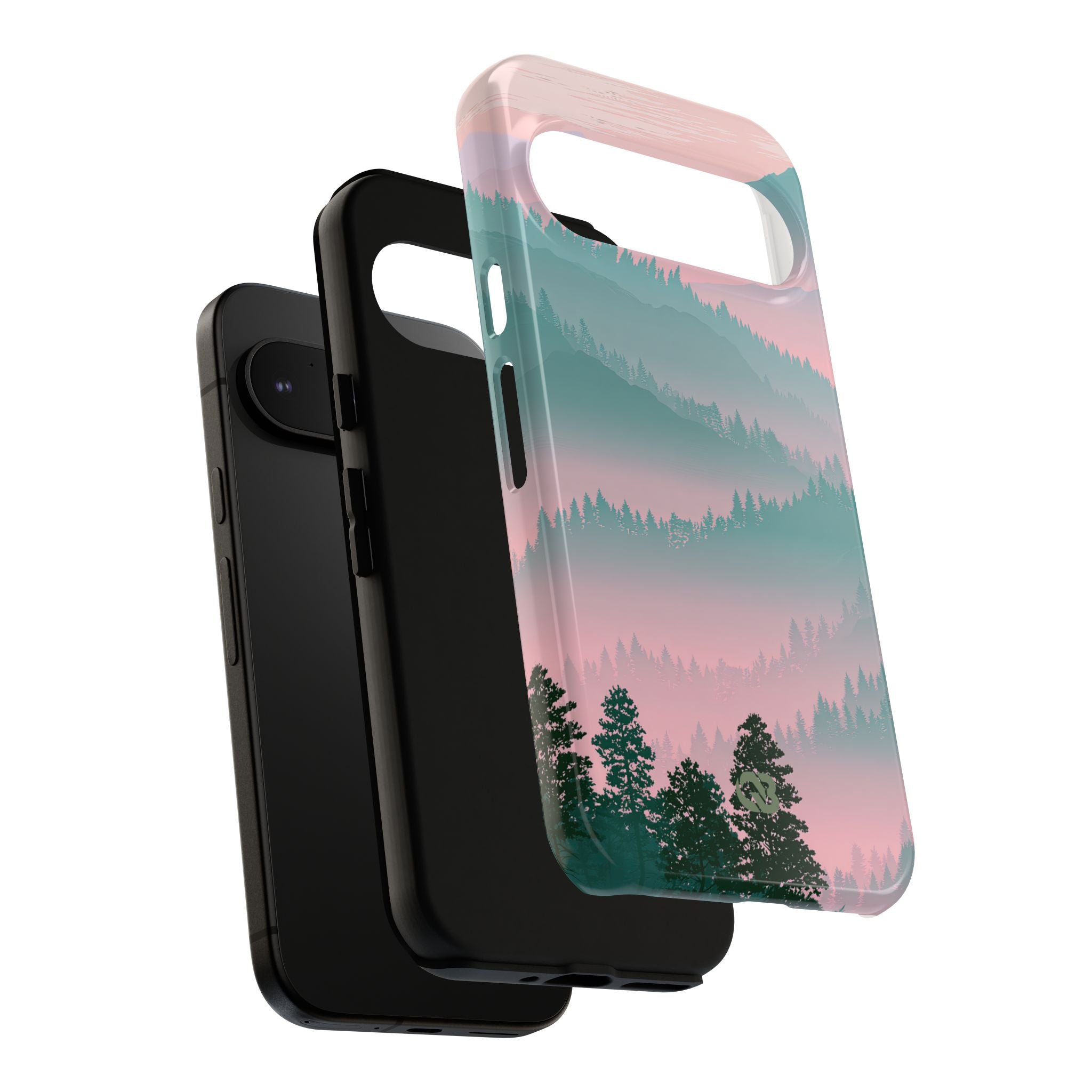 Teal Tough Phone Case for Google Pixel - Alpine Mist Teal