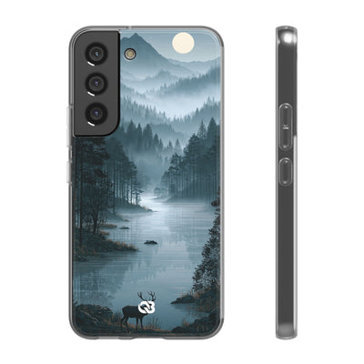 Silent Nordic Fjord · Lite Phone Case for Samsung · Blue