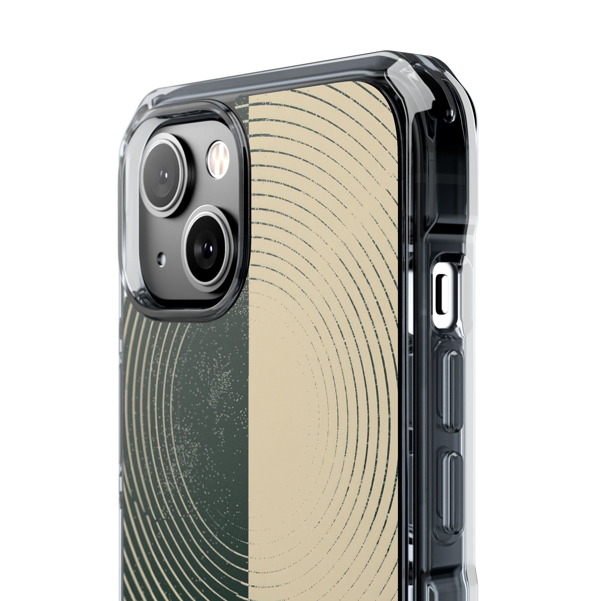 Green Impact MagSafe Phone Case for iPhone - Evergreen Split Grain