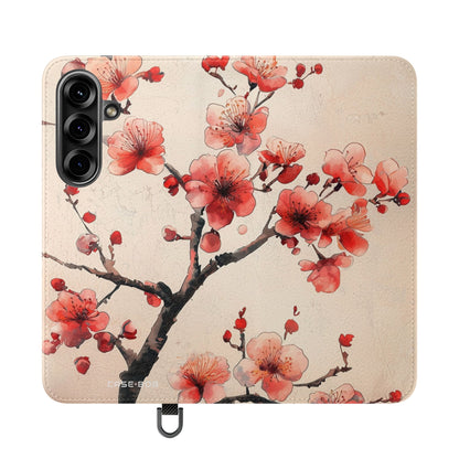 Cherry Blossom Breeze - Samsung S25 Case - Portemonnee