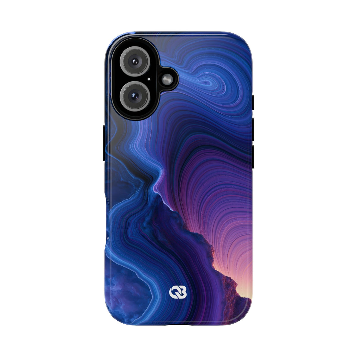 Radiant Strata · Tough Phone Case for iPhone · Blue
