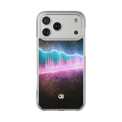 Digital Frequency · Clear Impact Magnetic Phone Case for iPhone · Pink