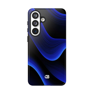 Blue Tough Phone Case for Samsung - Electric Cobalt Flow