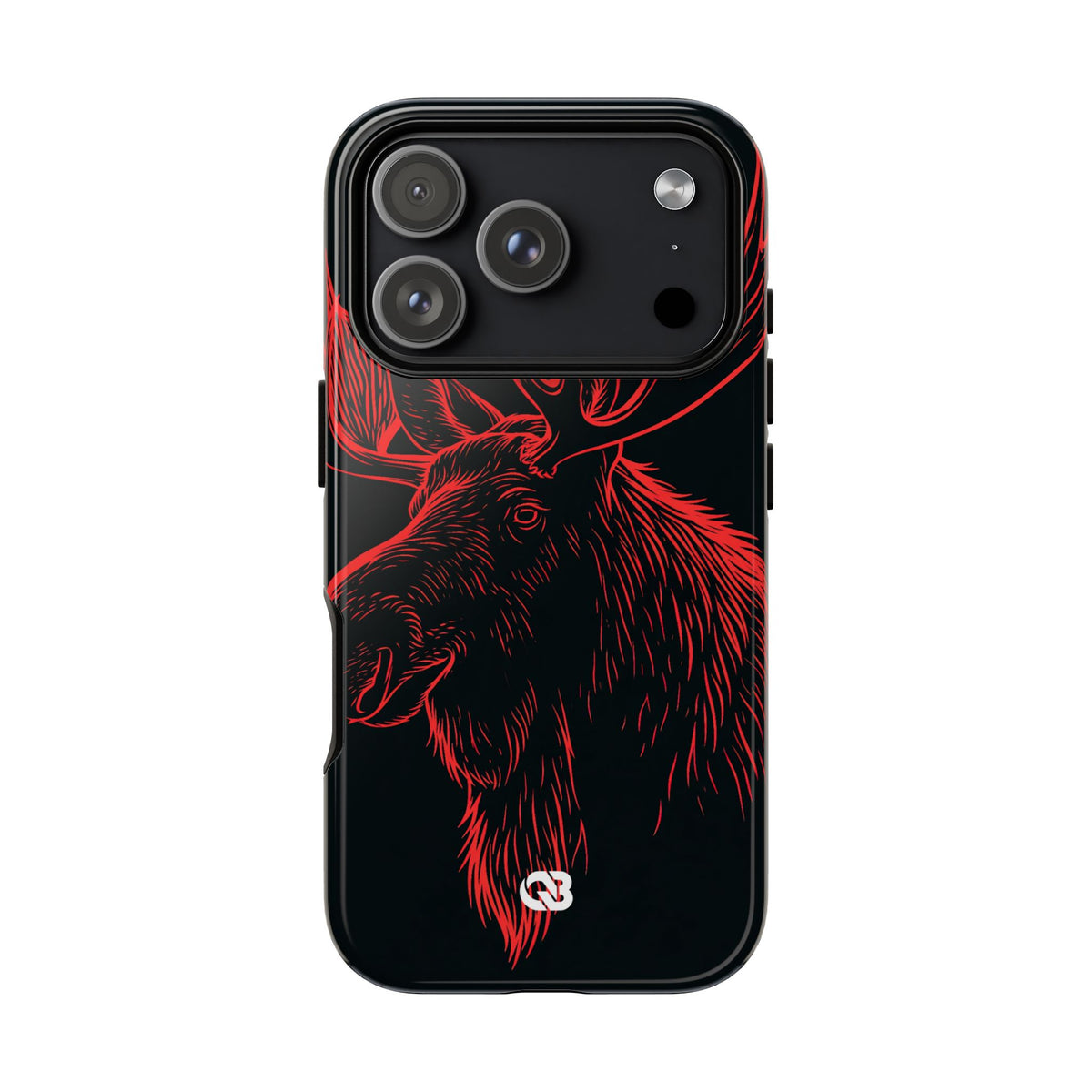 Nordic Elk · Tough Phone Case for iPhone · Black