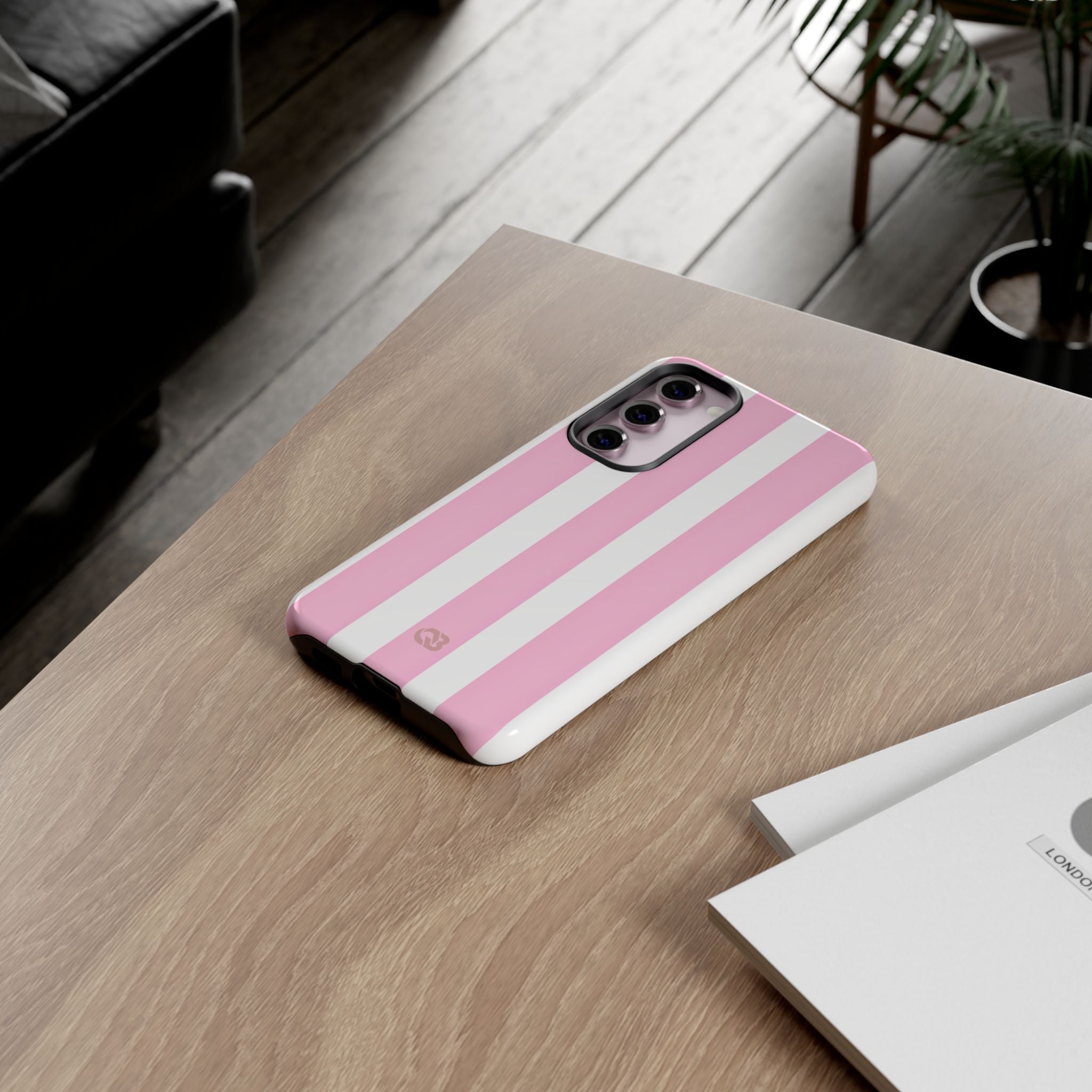 Soft Pink Stripe · Tough Phone Case for Samsung