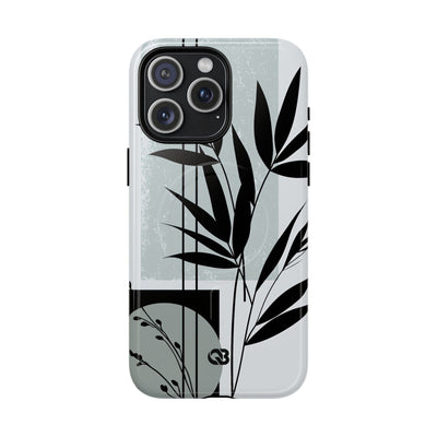 Grey Tough 2.0 Magsafe Phone Case for iPhone - Sage Bamboo Noir