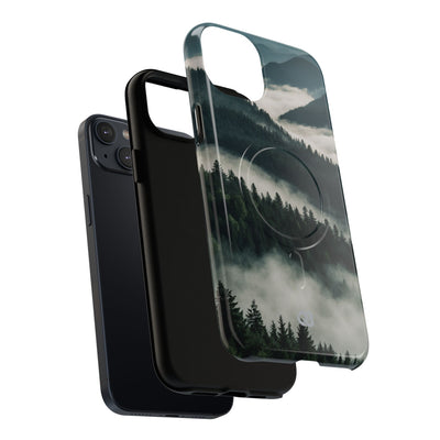 Misty Pine Peaks · Tough+ Phone Case for iPhone · Magsafe