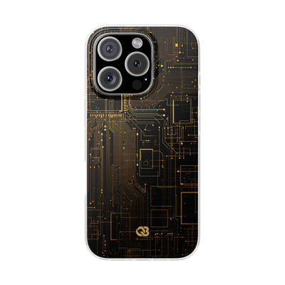 Gold Lite Phone Case for iPhone - Amber Core Mainframe