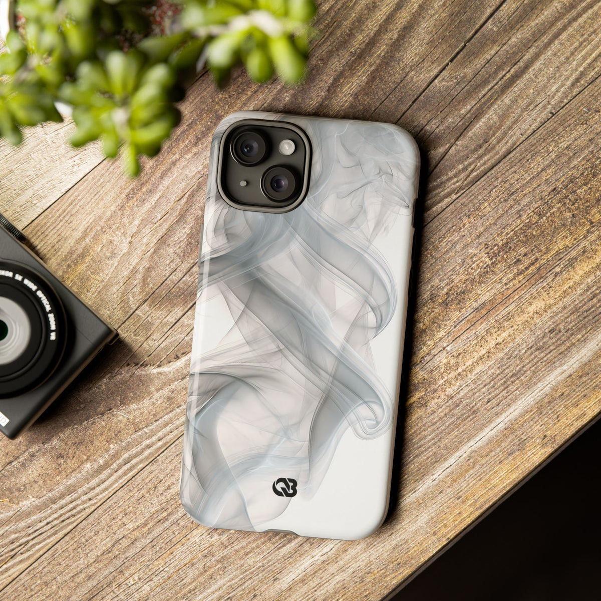 Vapor Noir · Tough Phone Case for iPhone · White