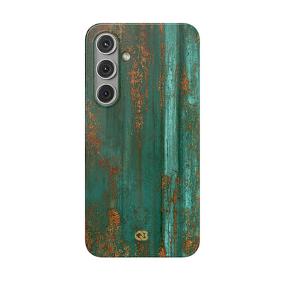 Teal Lite Phone Case for Samsung - Verdigris Copper Siding