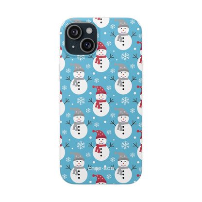 Snowman Parade iPhone 15 Plus Cover - Blød
