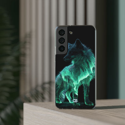 Nordic Aurora Fox · Lite Phone Case for Samsung · Teal