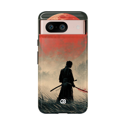 Crimson Moon Ronin · Tough Phone Case for Pixel ·  Red
