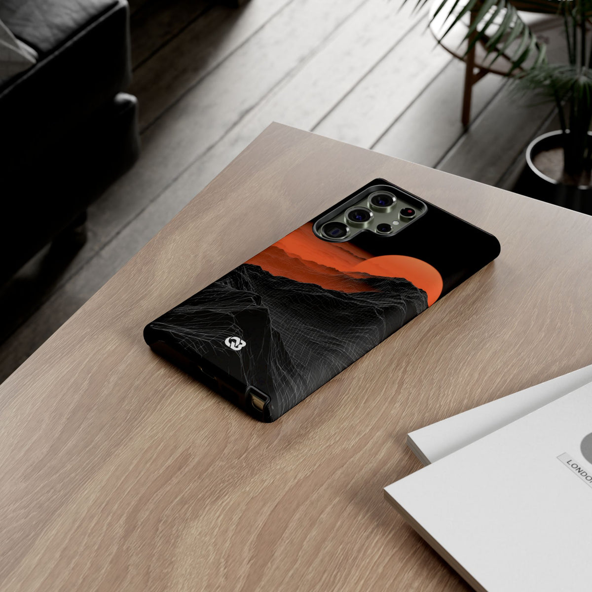 Solar Ridge Mesh · Tough Phone Case for Samsung · Black