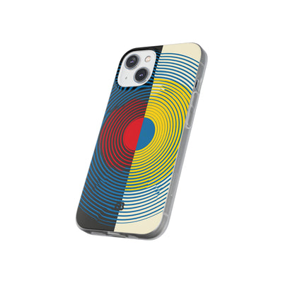 Blue Lite Phone Case for iPhone - Primary Circuit Orbit