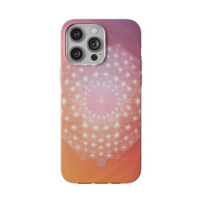 Radiant Stardust Mandala · Soft Phone Case for iPhone