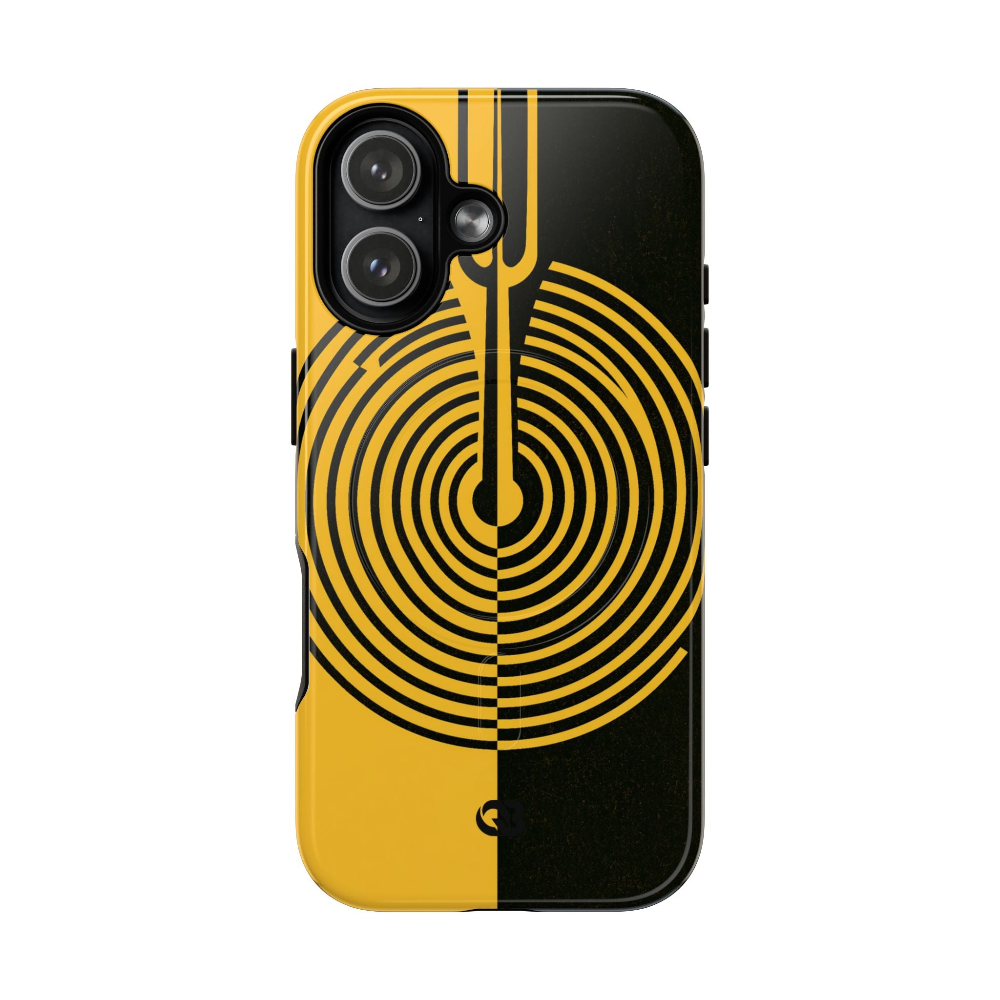 Yellow Tough 2.0 Magsafe Phone Case for iPhone - Voltage Sector Pulse