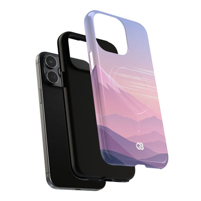 Purple Tough 2.0 Magsafe Phone Case for iPhone - Lavender Alpine Dawn