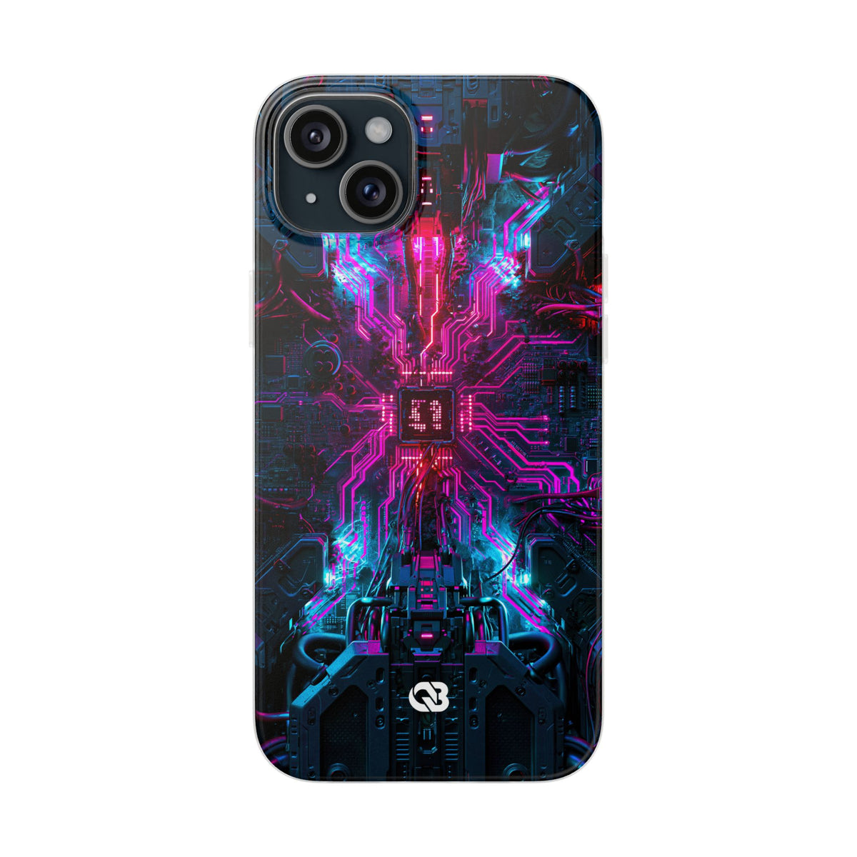 Neural Circuit Core · Lite Phone Case for iPhone ·  Black