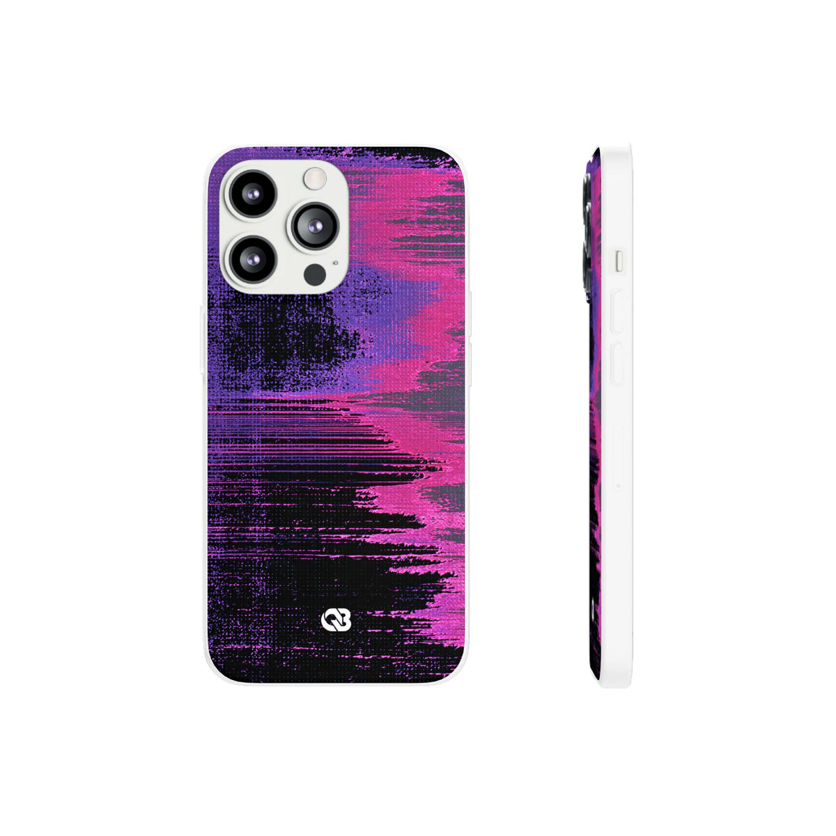 Neon Signal Shift · Lite Phone Case for iPhone ·  Purple