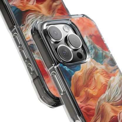 Fabric Peaks Cream iPhone 16 Pro Case - Impact