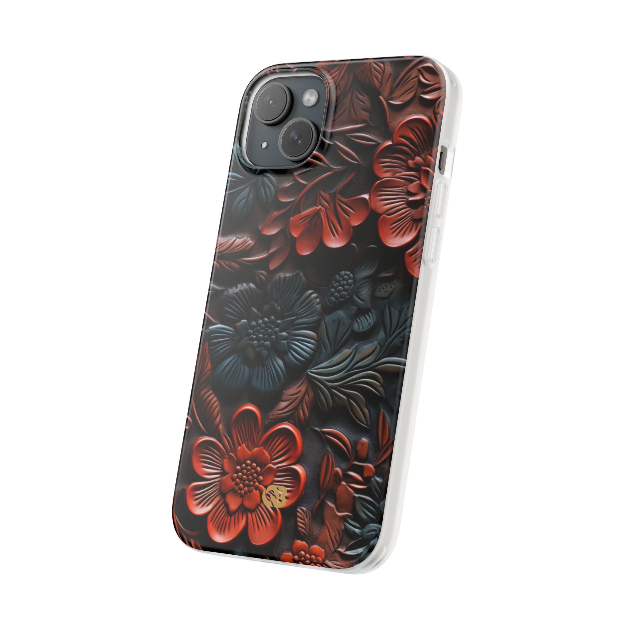 Carved Earth Bloom · Soft Phone Case for iPhone