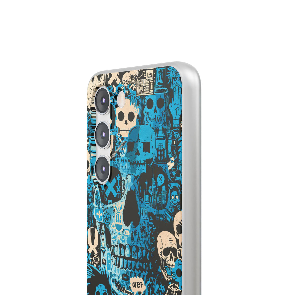 Electric Skull Graffiti · Lite Phone Case for Samsung · Blue