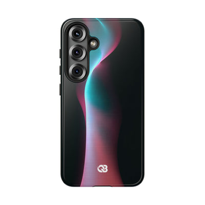 Neon Pixel Flow · Tough Phone Case for Samsung · Black