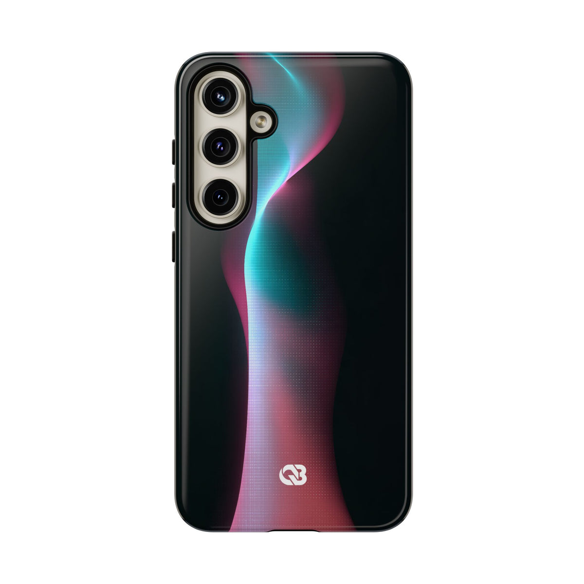 Neon Pixel Flow · Tough Phone Case for Samsung · Black