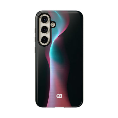 Neon Pixel Flow · Tough Phone Case for Samsung · Black