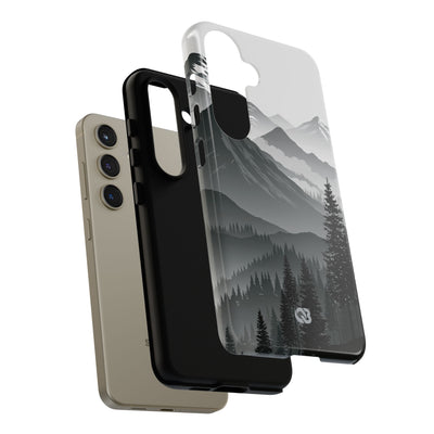 Grey Tough Phone Case for Samsung - Granite Ridge Mist
