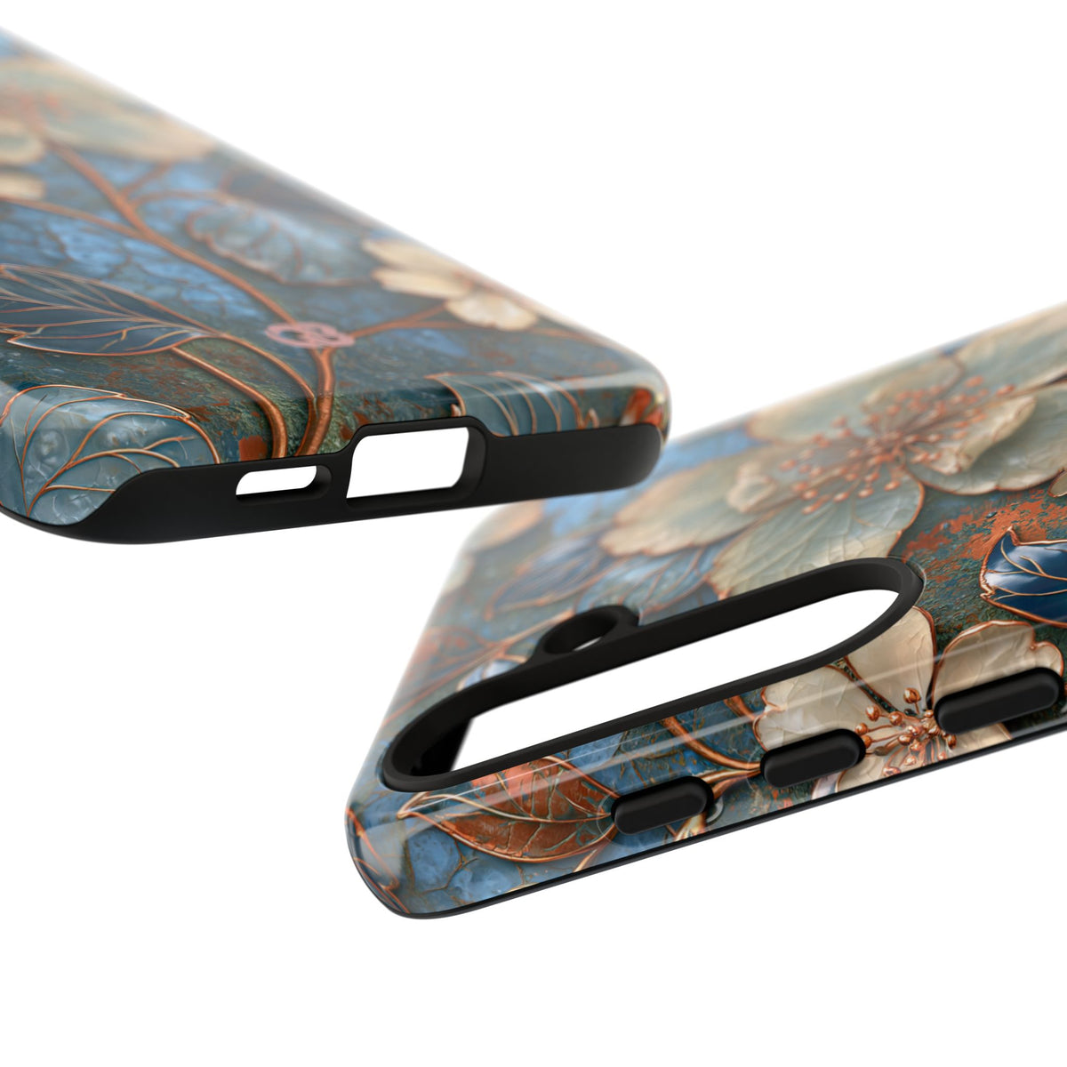 Gilded Blossom Reverie · Tough Phone Case for Samsung · Teal