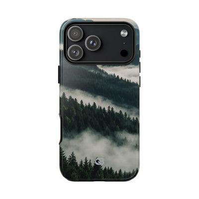 Misty Pine Peaks · Tough Phone Case for iPhone