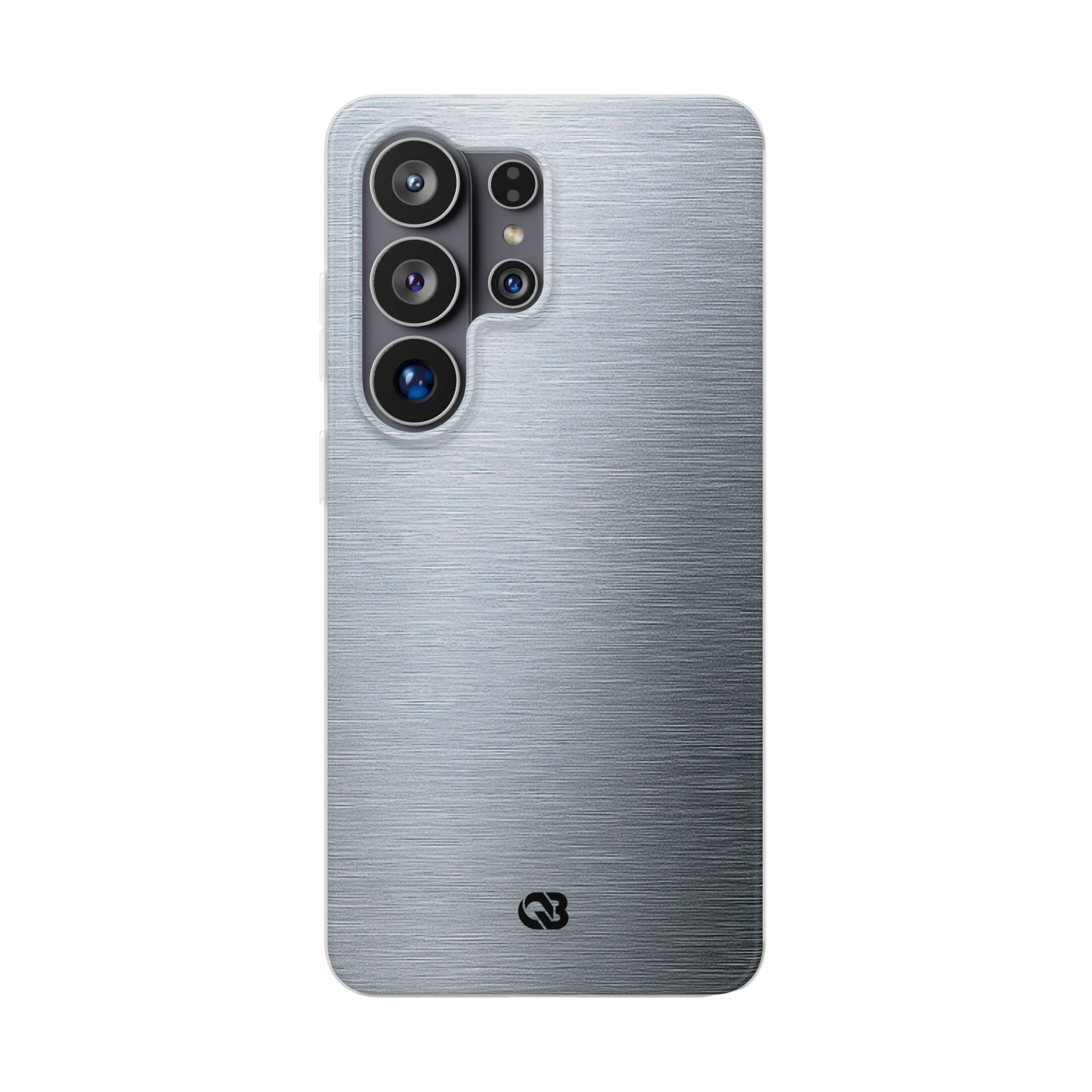 Silver Lite Phone Case for Samsung - Satin Chrome Grain