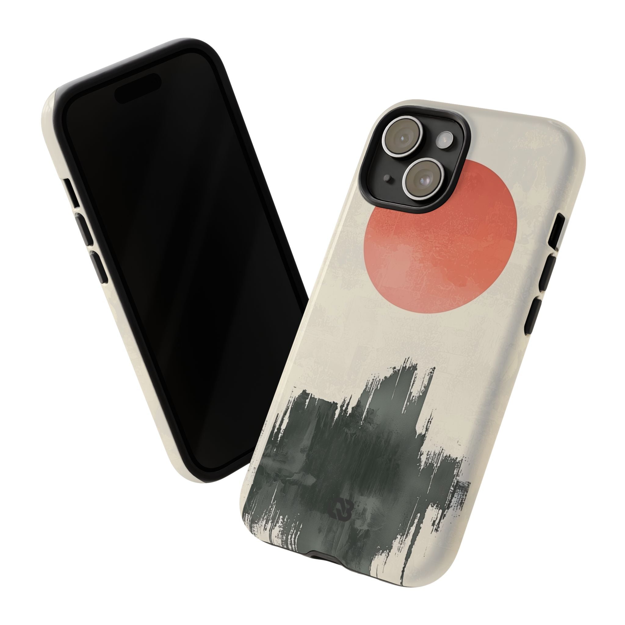 Crimson Sun Strokes · Coque de téléphone Tough pour iPhone