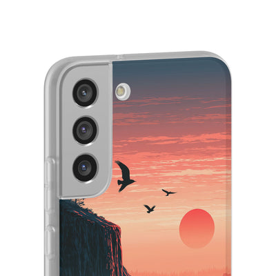Orange Lite Phone Case for Samsung - Crimson Ridge Flight