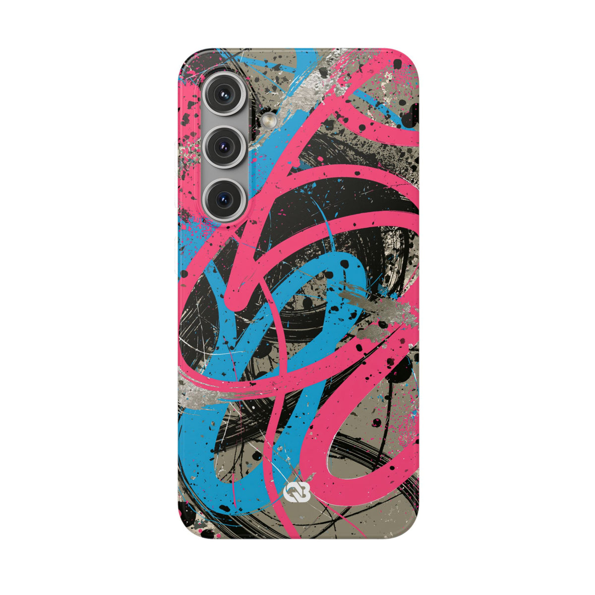 Cyber Splatter Flow · Lite Phone Case for Samsung · Pink