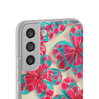 Lucite Jelly Bloom · Lite Phone Case for Samsung · Pink