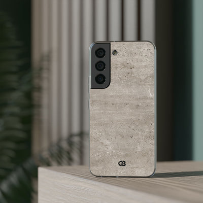 Grey Lite Phone Case for Samsung - Brutalist Stone Grit