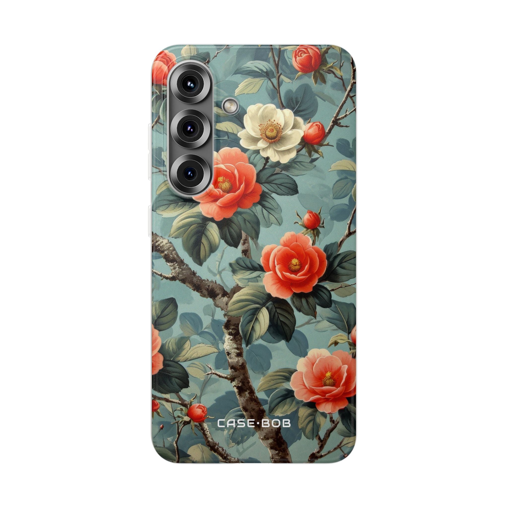 Coral Bloom Samsung S25 Case - Soft