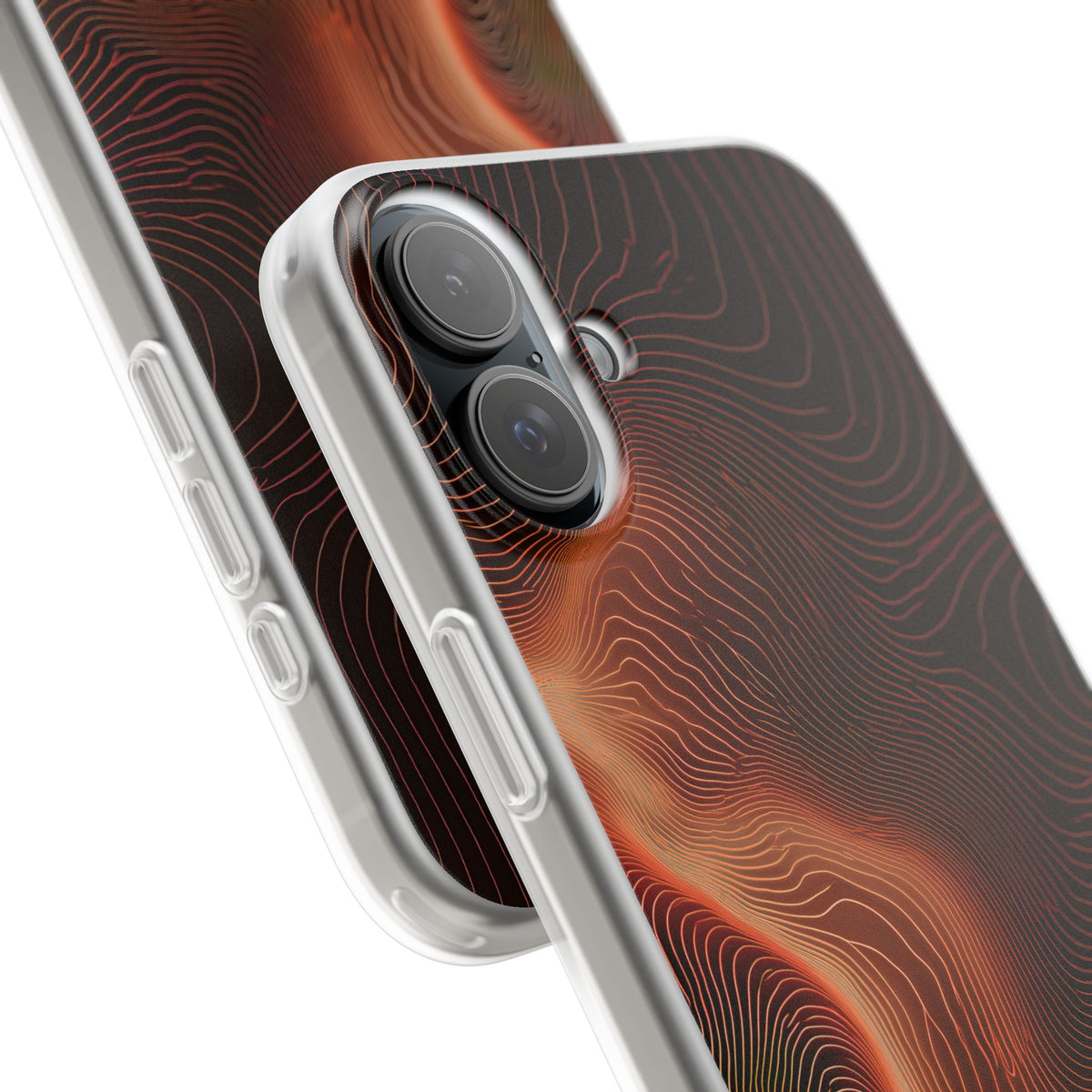 Caldera Ridge · Lite Phone Case for iPhone ·  Orange